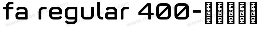 fa regular 400字体转换